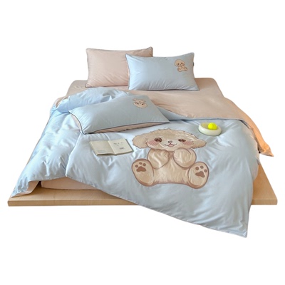 100支长绒棉纯棉四件套