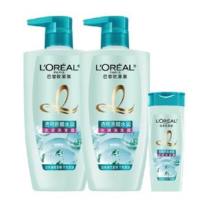 欧莱雅透明质酸套装洗发水女控油去头屑柔顺无硅油洗发露持久清爽