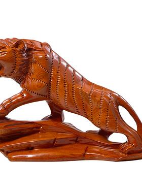 打磨精致客厅老虎花梨木中式