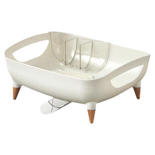 VIELE 原创厨房沥水架洗碗PP收纳置物盘碗碟筷子大容量塑料收纳盒