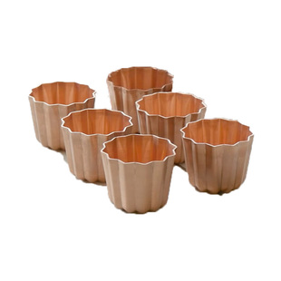 韩国镀层可露丽铜模 Cannele  迷你可丽露蛋糕模具 卡娜蕾铜模