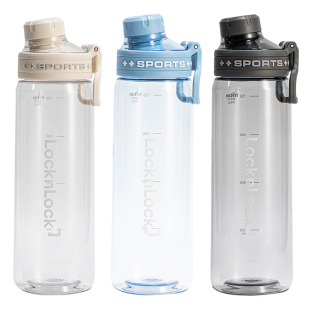 乐扣乐扣水杯大容量健身水壶杯子便携运动水杯官方正品学生塑料男