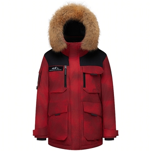 【25新年红色】波司登冬季新款极寒户外工装保暖90鹅绒羽绒服男女