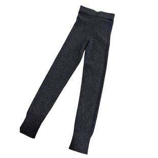 舒适保暖100%纯羊绒打底裤女高腰修身针织保暖裤贴身可外穿瑜伽裤