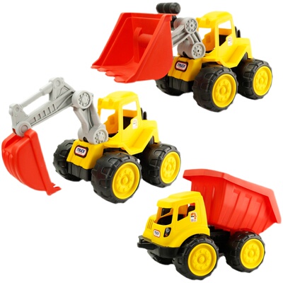 沙滩工程车套装儿童铲车推土机