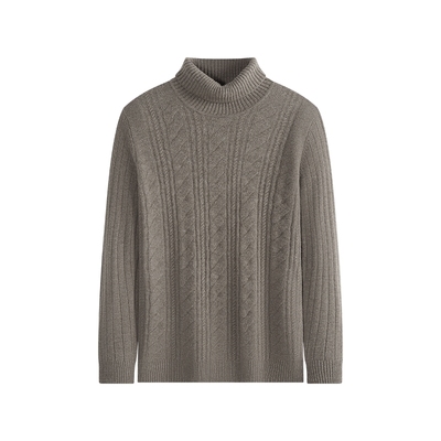 杉杉官方纯羊毛弹力可机洗毛衣