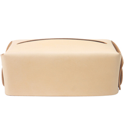 制作植鞣牛皮定制纸巾盒抽纸盒