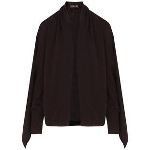 COCOBELLA通勤休闲含羊毛毛衣外套女自发热保暖披肩针织衫MZ3235