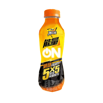康师傅能量冰红茶420ml*12瓶低糖能量饮料植物饮料果味茶饮料饮品