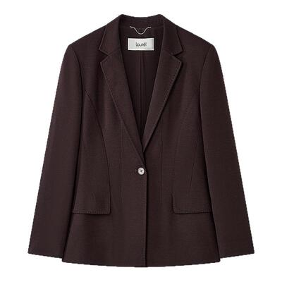 【巴素兰超细羊毛料】Laurel劳芮新款乌梅紫西装LWL364T06600