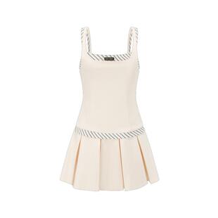 SHRO ENRO runway like breathe系列 假两件低腰吊带裙银泰301469