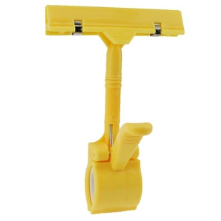 POP广告夹子爆炸贴服装价格展示牌特价标签 双头立式标价促销支架