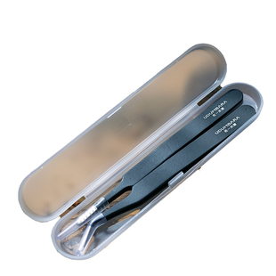 多肉植物镊子不锈钢直头弯头修根种植夹枯叶工具微景观送收纳盒