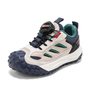 ABCkids童鞋男童运动鞋儿童网面鞋子春季2025新款防滑跑步鞋男孩