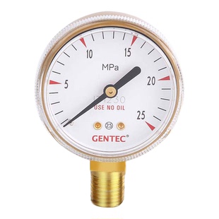 美国捷锐GENTEC减压阀压力表头CO2氩气氮氧氢氦气空气G15/G20/G25