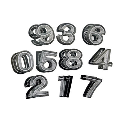 棕熊家手帐装饰镂空数字拼贴厚卡