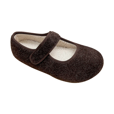 法式玛丽珍毛毛豆豆鞋女秋冬新款