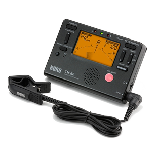 KORG科音调音器tm60二胡琵琶大小提琴专用校音器tm70c定音节拍器