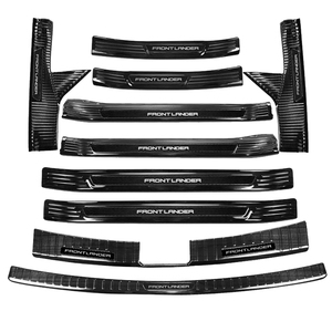 23-26款丰田锋兰达改装门槛条后备箱后护板不锈钢装饰条迎宾踏板