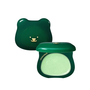 四叶草圣诞限定！LEEMEMBER荔萌绿色缎光腮红水光多用膏眼影唇蜜