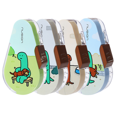 得力乔古漫修正带初中生按动改正