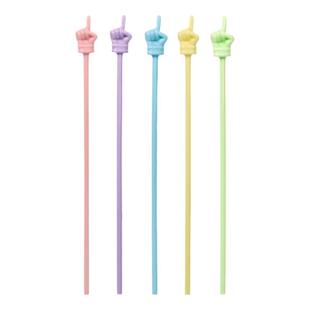 马卡龙色系彩色儿童阅读指读棒硅胶加粗读书树脂教师专用上课指挥棒早教鞭手指棒学习棒小手指教棒家用点读棍