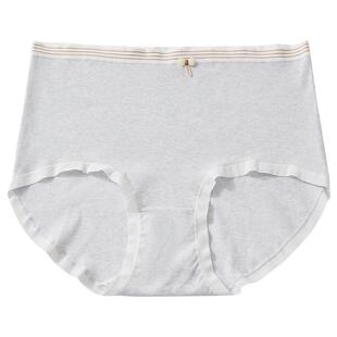 高腰内裤女生纯棉全棉7A抗菌大码青春期少女发育高初中学生三角裤