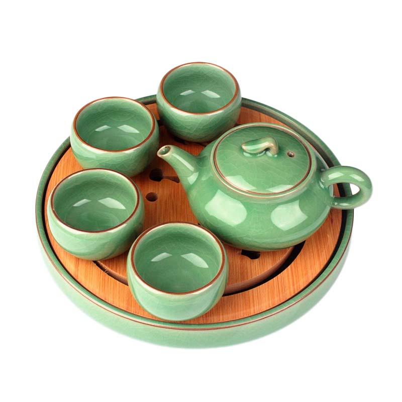 陶瓷日式旅行冰裂纹功夫茶具