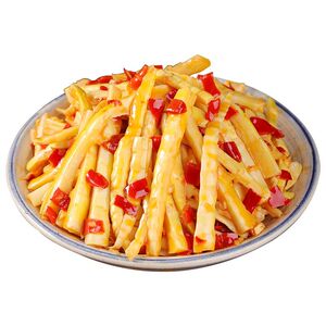 香辣笋丝下饭菜即食笋干湖南农家自制特产竹笋嫩笋子新鲜碳烤瓶装