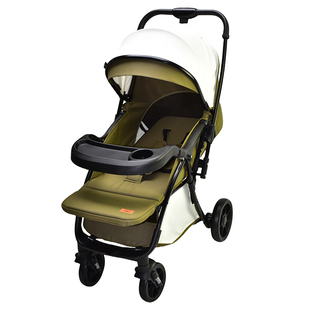 小官人外贸可坐可躺新生儿0到4岁折叠避震双向轻便遮阳婴儿推车