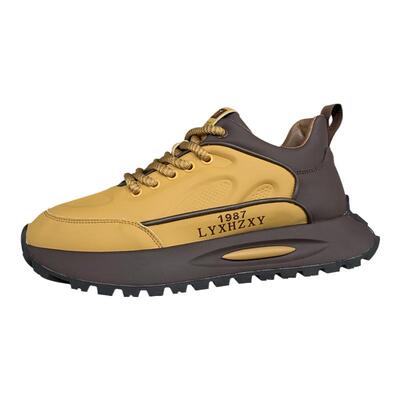 欧洲站男鞋2025新款冬季时尚潮鞋厚底运动休闲鞋网红慢跑老爹鞋潮