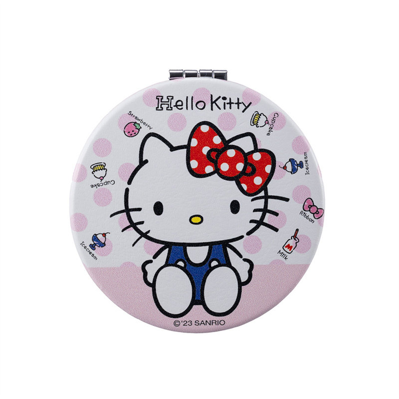 名创优品凯蒂猫折叠随身镜子