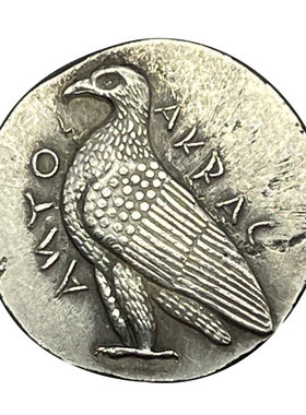 希腊饰品硬币项链小动物古币吊坠