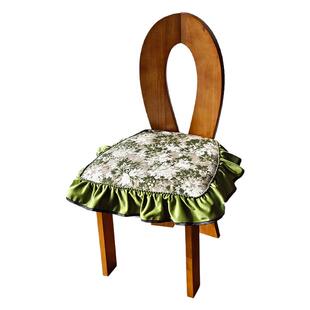 法式式餐椅垫2025新款美式中古风高级感马蹄形坐垫椅子套罩可拆洗