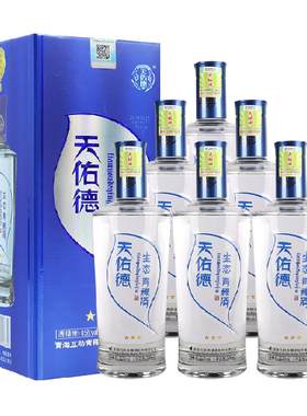 天佑德45度生态三星整箱青稞酒