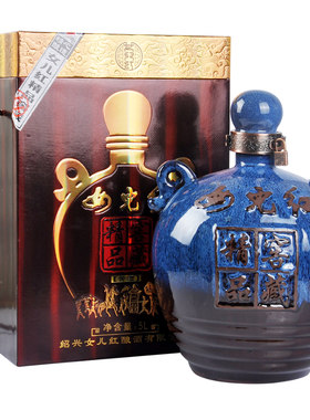 绍兴女儿红花雕酒5L坛装礼盒