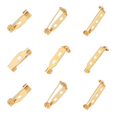 18k真金DIY单孔别针固定饰品配件