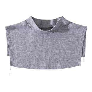 薄款低领围脖护颈女套头防毛衣扎脖子假领子男棉护肩领子女士单独