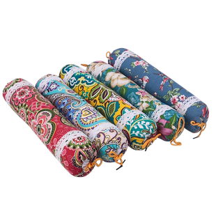 圆柱艾草颈椎枕头家用学生宿舍成人专用正品护颈枕保健枕头