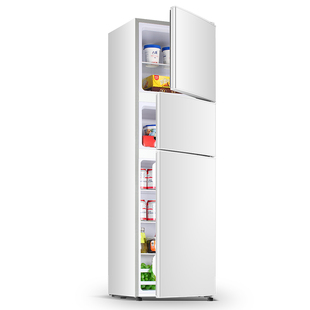 志高双门三门202/228L冰箱家用小型大容量租房公寓一级能效电冰箱