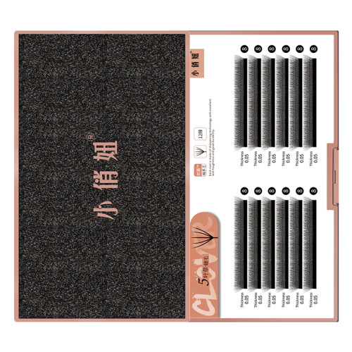 五叶草睫毛0.05YY一秒开花自嫁接睫毛自然三叶草假睫毛升级款