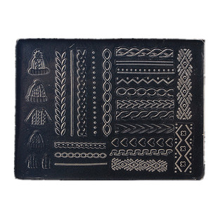 美甲硅胶浮雕模具网红5D立体蝴蝶圣诞雪花毛衣纹新年指甲饰品磨具