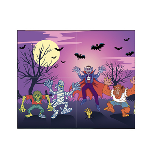 diy桌游板游戏地图配件来图定制牌垫毯折叠大棋盘便携富翁飞行棋