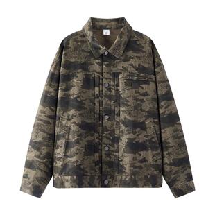 [商场同款]森马 x Marcus联名款夹克男工装外套2025秋装新款纯棉