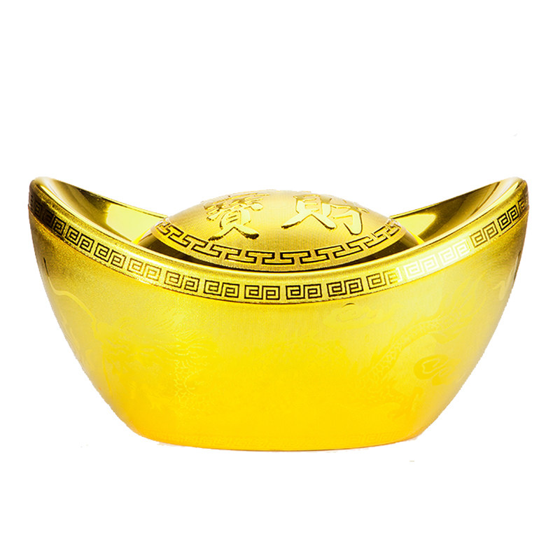仿真金元宝摆件装饰品塑料招财