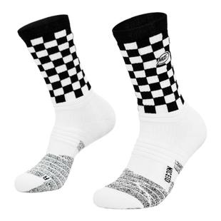 NICEID NICE高帮休闲格子篮球袜潮流中高筒运动袜毛巾底包裹球袜
