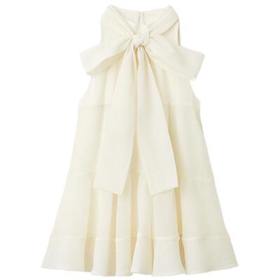 LILYBROWN系带无袖雪纺上衣