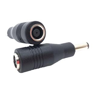 适用惠普戴尔7.4x5.0母转5.5x2.5大口转小笔记本电源适配器转接头