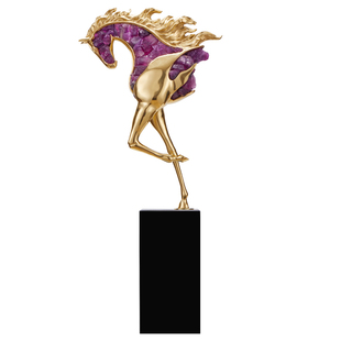 客厅轻奢高档铜马摆件别墅玄关公司办公室高级感乔迁开业送礼礼品