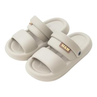 拖鞋男式夏季外穿2025新款户外简约两穿厚底踩屎感耐磨防滑凉鞋男